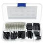 Imagem de Conectores Dupont de 2,54mm - Kit com 310 Unidades (1 a 8 Pinos)