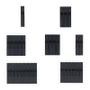 Imagem de Conectores Dupont de 2,54mm - Kit com 310 Unidades (1 a 8 Pinos)