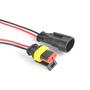 Imagem de Conectores Elétricos Automotivos à Prova d'Água - 2 Pinos Macho e Fêmea