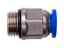 Imagem de Conexão Pneumática Reta Macho Rosca 1/4 X 1/8 - 5 Unidades