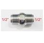 Imagem de Conexão Uniao Cromada Latão Niple Macho Macho 1/2 X 1/2 Npt