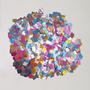 Imagem de Confete Quadrado Mini 10g Metalizado 0,5cm Colorido Make+