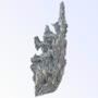 Imagem de Congá Completo com 12 Orixás 10 cm Cinza em Resina