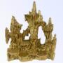 Imagem de Congá Completo com 12 Orixás 10 cm Dourado em Resina