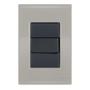 Imagem de Conj 1 Interruptor Simples - Tramontina Liz Fendi / Grafite