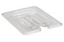 Imagem de CONJ 10 CUBAS Gastronômicas Em POLICARBONATO GN 1/6X65 mm 900 ml  + 10 TAMPAS 1/6 Em POLI Com ABERTURA + 10 CONCHAS Em POLI CAMBRO