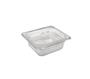 Imagem de CONJ 10 CUBAS Gastronômicas Em POLICARBONATO GN 1/6X65 mm 900 ml  + 10 TAMPAS 1/6 Em POLI Com ABERTURA + 10 CONCHAS Em POLI CAMBRO