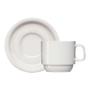 Imagem de Conj 12 Xicarás De Café E Pires Iguaçu Porcelana Germer 65Ml