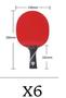 Imagem de Conj 2 Raquetes Tênis De Mesa Ping Pong Kokutaku X6 Com Case