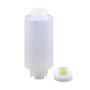 Imagem de Conj 4 Bisnagas 946 ml (32 Oz) FIFO Bootle Canadá Original Bico NSF Com Válvula Removível AMARELA Para Molhos e Caldas de Consistência Média