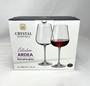 Imagem de Conj 6 Taças Cristal Ardea Bohemia 450ml vinho branco ou tinto Titanium