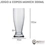 Imagem de Conj C/6 Copos Munich 300ml - Nadir