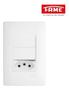 Imagem de Conj Interruptores Simples 16A/250V e Tomada 10A/250V Fame
