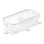Imagem de Conj Kit 2 Potes Herméticos Slim C/ Travas Multiuso 845 ml