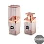 Imagem de Conj Rose Gold Lavabo Porta Escova e Dispenser Luxo Pia