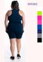 Imagem de Conj top e short suplex plus size