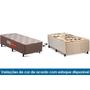 Imagem de Conjugado Cama Box + Colchão Polar Unipremium Casal 138x188