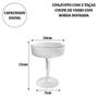 Imagem de Conjunto 02 taças coupe de vidro com borda dourada linha spike 200ml