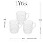 Imagem de Conjunto 03 Canecas Para Café Diamond 250Ml Lyor