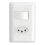 Imagem de Conjunto 1 Interruptor 10a 250v + 1 Tomada 2p+t  Simon