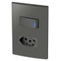 Imagem de Conjunto 1 Interruptor Led + 1 Tomada 10A - Inova Grafite