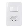 Imagem de Conjunto 1 Interruptor Paralelo + 1 Tomada 10A - B3 Mg