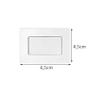 Imagem de Conjunto 1 Interruptor Paralelo Sleek 1 Módulo 10A 250V Para móvel Branco