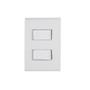 Imagem de Conjunto 1 Interruptor Simples + 1 Interruptor Paralelo 4x2 Tramontina Liz