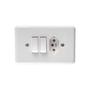 Imagem de Conjunto 1 Interruptor Simples   1 Paralelo   1 Tomada Com Placa 2P T 250V/10A Branco 4 X 20290 Ilumi