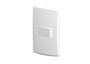Imagem de Conjunto 1 Interruptor Simples 4x2 Branco Siena 6511 Alumbra