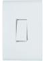 Imagem de Conjunto 1 Interruptor Simples 4x2 Branco Tramontina Liz