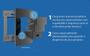 Imagem de Conjunto 1 Interruptor Simples 4x2 Preto Fosco 85736 Alumbra