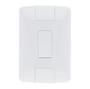 Imagem de Conjunto 1 Interruptor Simples C/ Placa 250V 6A Branco 4 X 2 REF: 57241/001 -TRAMONTINA