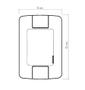 Imagem de Conjunto 1 Interruptor Simples C/ Placa 250V 6A Branco 4 X 2 REF: 57241/001 -TRAMONTINA