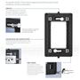 Imagem de Conjunto 1 Interruptor Simples Preto 611110Pt Pial Plus+