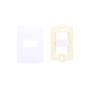 Imagem de Conjunto 1 Interruptor Simples S30 10a 250v com Placa 4x2 Branco - Simon