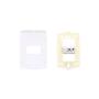Imagem de Conjunto 1 Interruptor Simples S30 10a 250v com Placa 4x2 Branco - Simon
