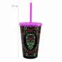 Imagem de Conjunto 10 Copos Decorado Caveira Mexicana Festas Drinks - Usual