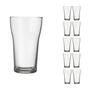 Imagem de Conjunto 10 Copos Vidro 200ml Boteco Chop Transparente Nadir
