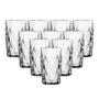 Imagem de Conjunto 10 Copos Vidro Diamond Transparente Alto Grande
