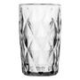 Imagem de Conjunto 10 Copos Vidro Diamond Transparente Alto Grande