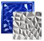 Imagem de Conjunto 10 Formas 3d Gesso E Cimento Abs Azul 1mm Lindíssimo