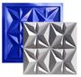 Imagem de Conjunto 10 Formas 3d Gesso E Cimento Abs Azul 1mm Lindíssimo