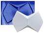 Imagem de Conjunto 10 Formas 3d Gesso E Cimento Abs Azul 1mm Lindíssimo