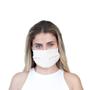 Imagem de Conjunto 10 Máscara De Proteção Tecido Lavável Com Forro Duplo Algodão Higiene Cuidado Pessoal Limpeza