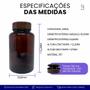 Imagem de Conjunto 10 Potes 220ml Com Tampa Flip-Top Para Cápsulas