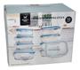 Imagem de Conjunto 10 Potes Stock Vidro Hermético 5x 185ml E 5x 370ml
