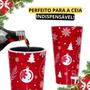 Imagem de Conjunto 12 Copo Decoração De Natal Reutilizáveis Envio Já