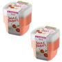Imagem de  Conjunto 12 Potes 800ml - Freezer e Micro-Ondas Sanremo Para Marmita Cor Sortida