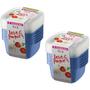 Imagem de  Conjunto 12 Potes 800ml - Freezer e Micro-Ondas Sanremo Para Marmita Cor Sortida
